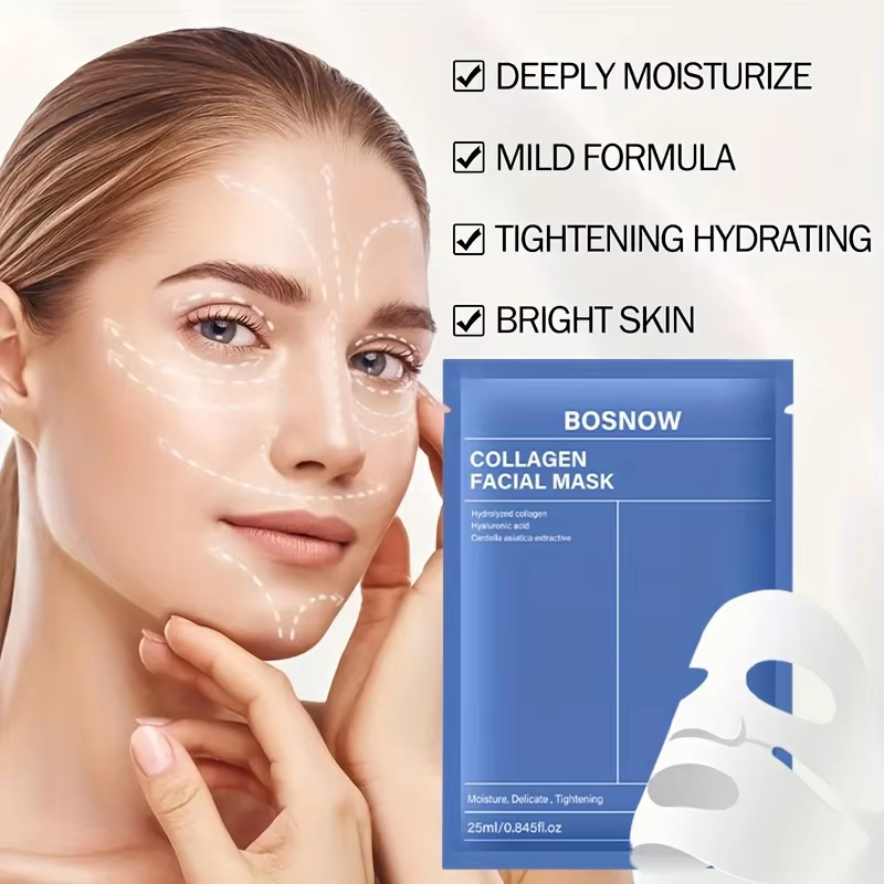 Masque raffermissant et hydratant au collagène