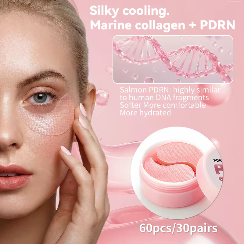Masque pour les yeux rose PDRN pour les cernes et les poches