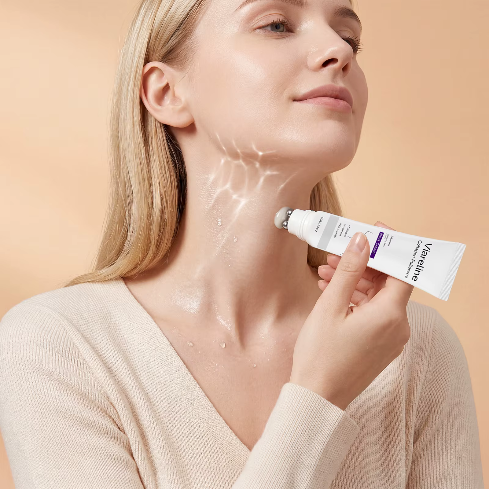 Crème raffermissante pour le cou au collagène