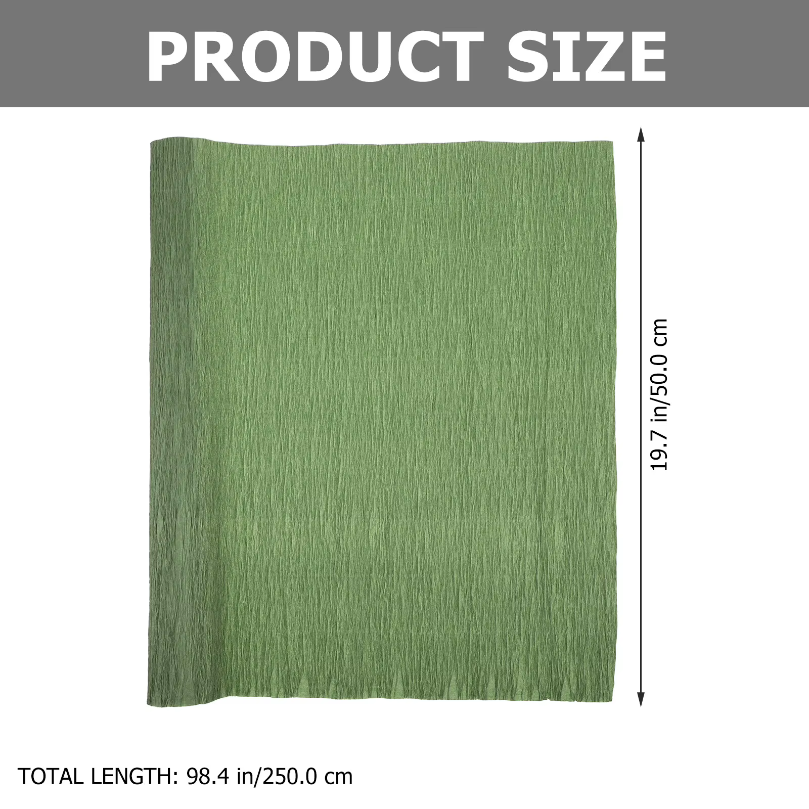1 rouleau de papier crépon coloré, papier crépon italien extensible pour la fabrication de fleurs de mariage, toile de fond, artisanat floral, emballage cadeau, ornement