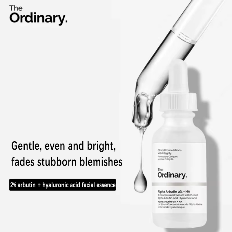 Alpha Arbutin 2% + HA 30ml Sérum Minimise L'apparence des taches foncées et de décoloration Hydrate la peau blanchit