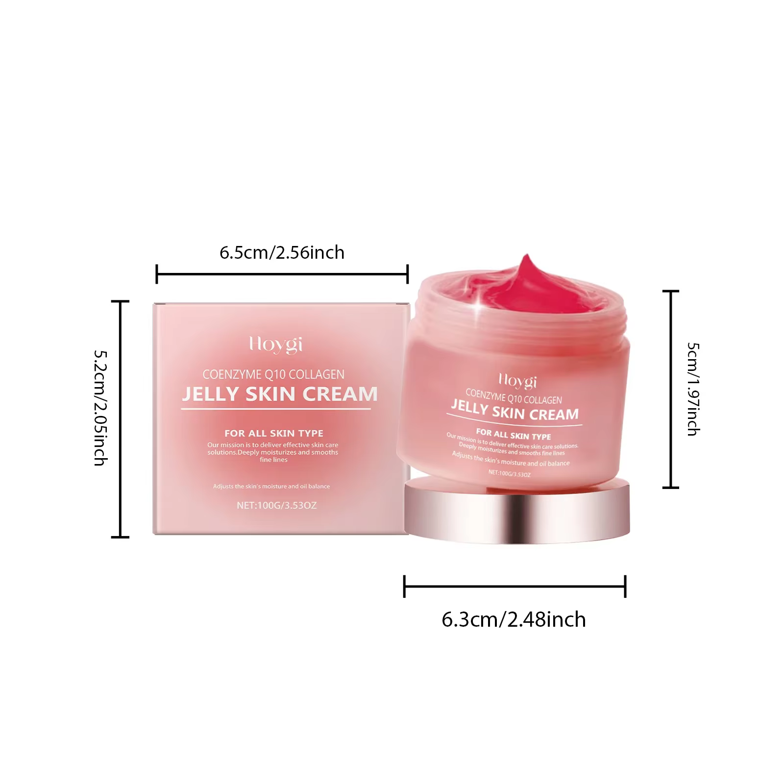 Crème de gelée de collagène