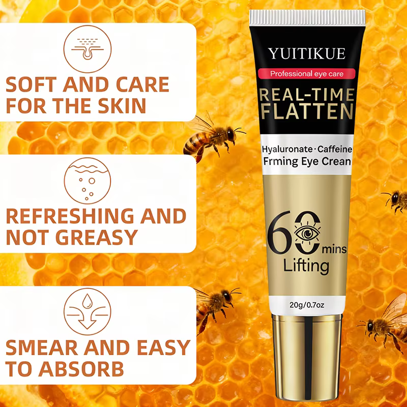 YUITIKUE Crème liftante pour les yeux 60 Min 20g - Hyaluronate et caféine