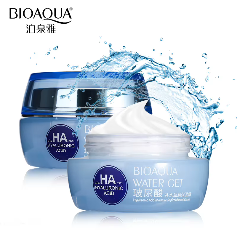 BIOAQUA crème hydratante pour le visage à l'acide hyaluronique