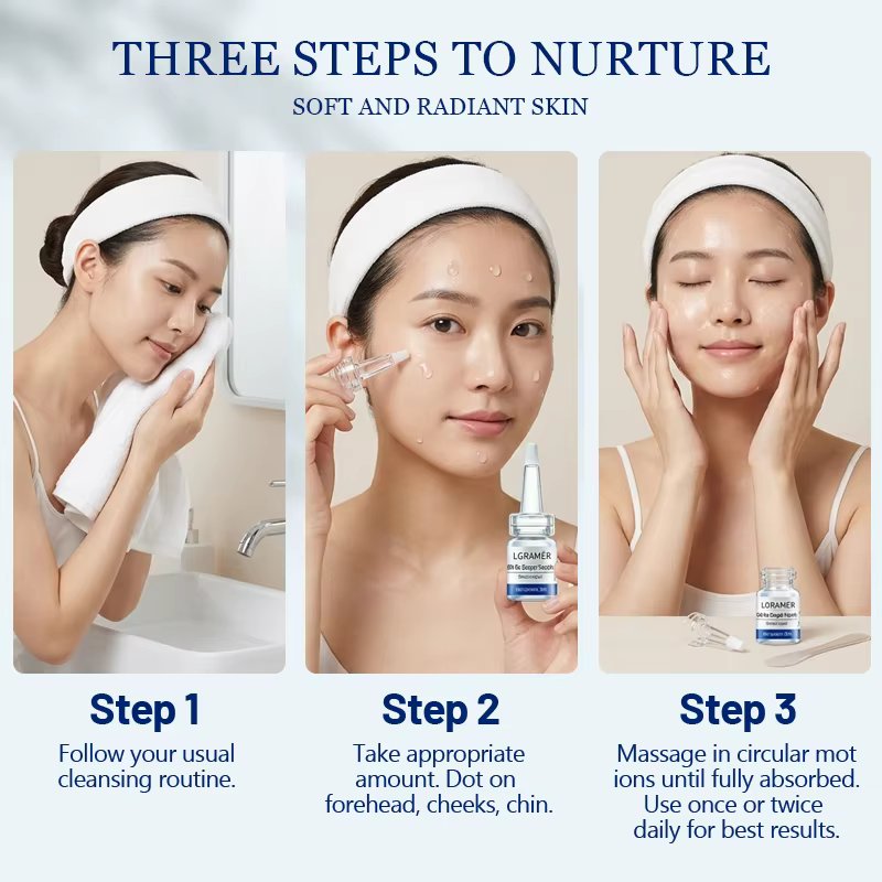 Sérum aux peptides de cuivre GHK-Cu pour le visage - Réparateur