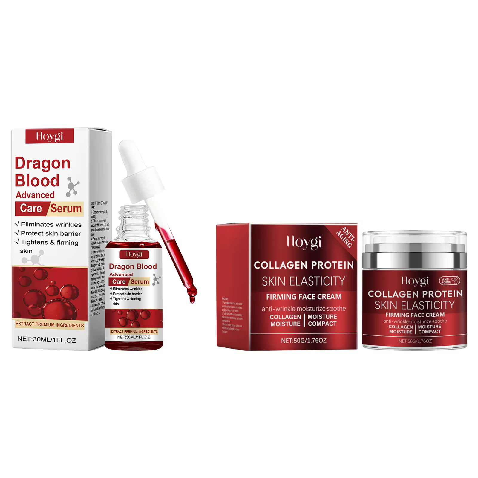 Sérum de sang de Dragon réparateur barrière cutanée lissant rajeunissement Essence de Nicotinamide crème raffermissante pour le visage soulager la sécheresse soins de la peau