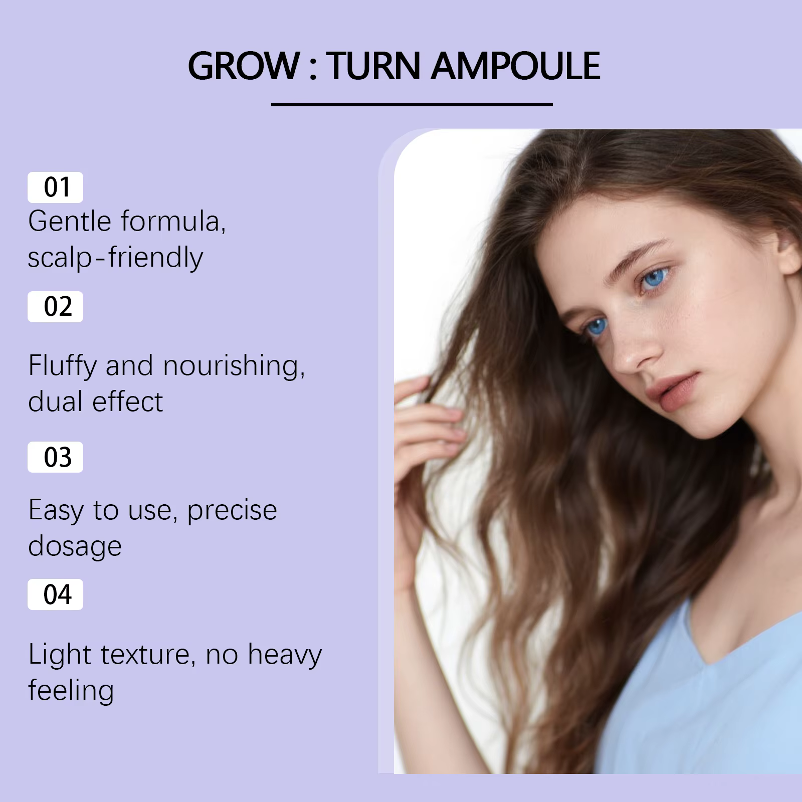 Sérum pour le soin du cuir chevelu avec brosse massante intégrée