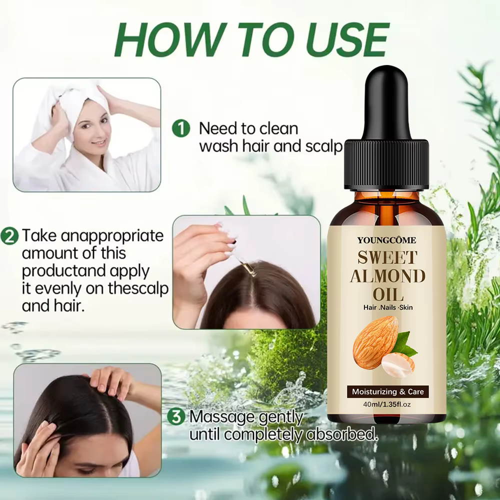 Huile essentielle d'amande naturelle Pure