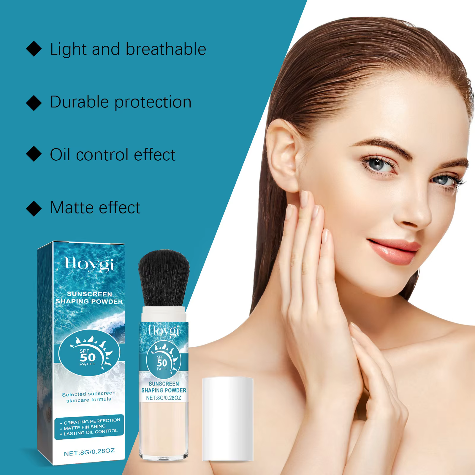 Poudre libre de protection solaire SPF50