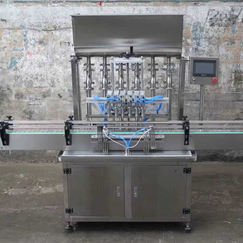 Machine de remplissage quantitative automatique de jus de lait d'eau liquide de Servo de confiture de Sauce de chili de bouteille de Ketchup de crème