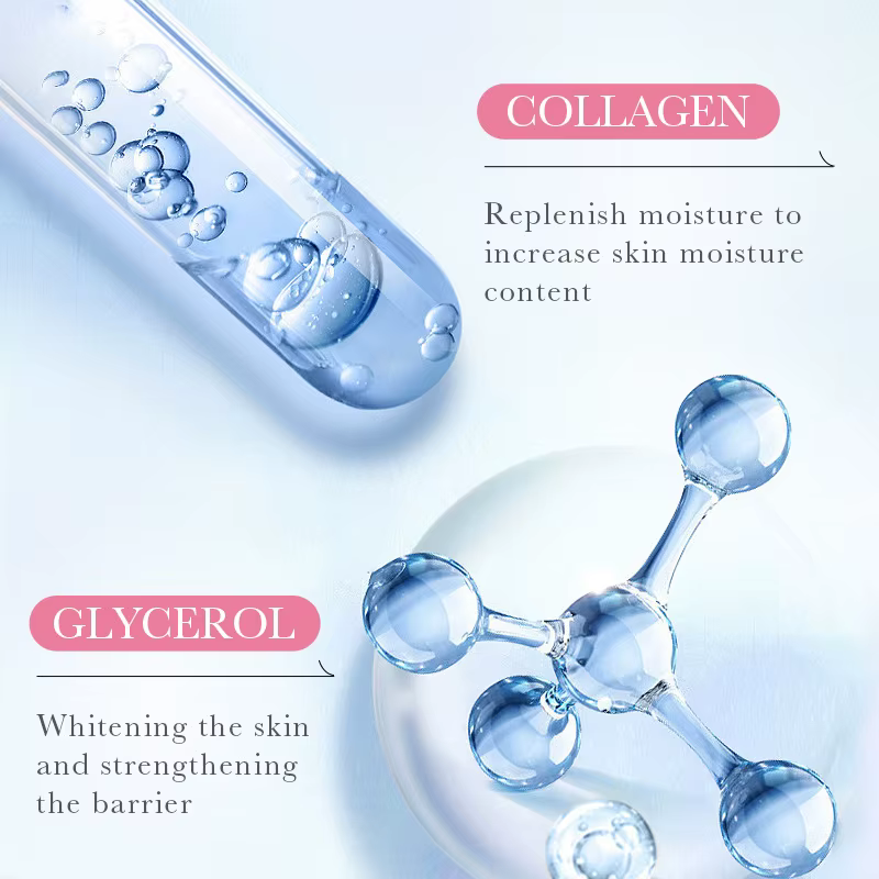 Centella Sakura collagène vitamine C acide hyaluronique sérum pour le visage soin de la peau hydratant raffermissant