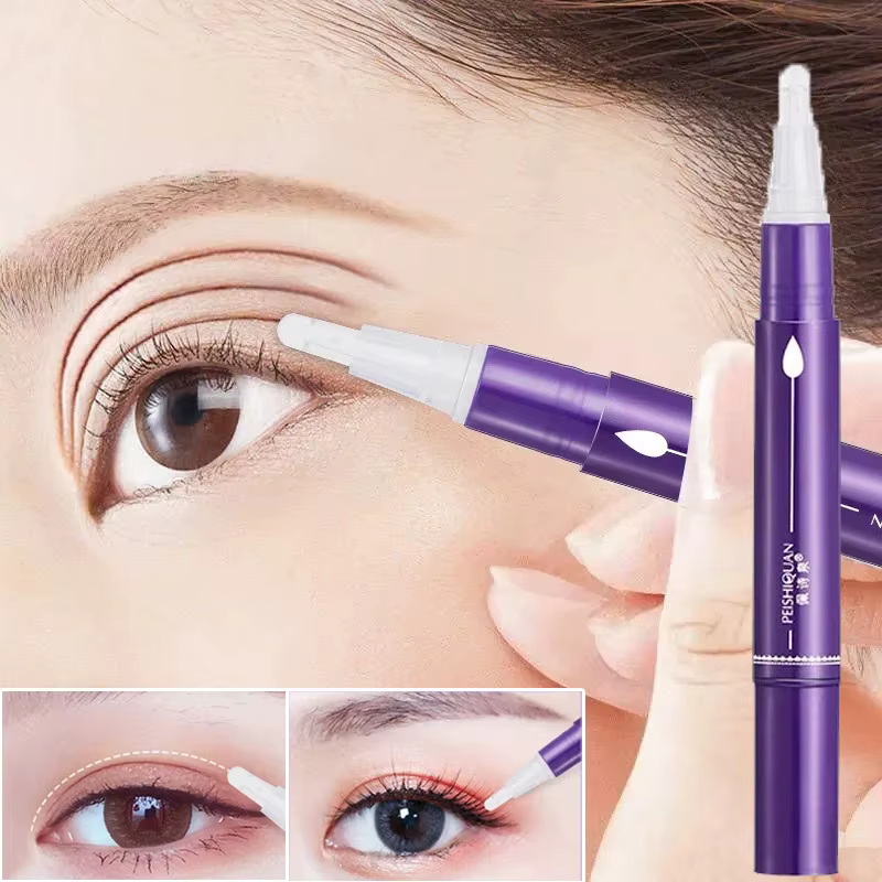 Stylo Crème Professionnel pour Paupières Double Effet