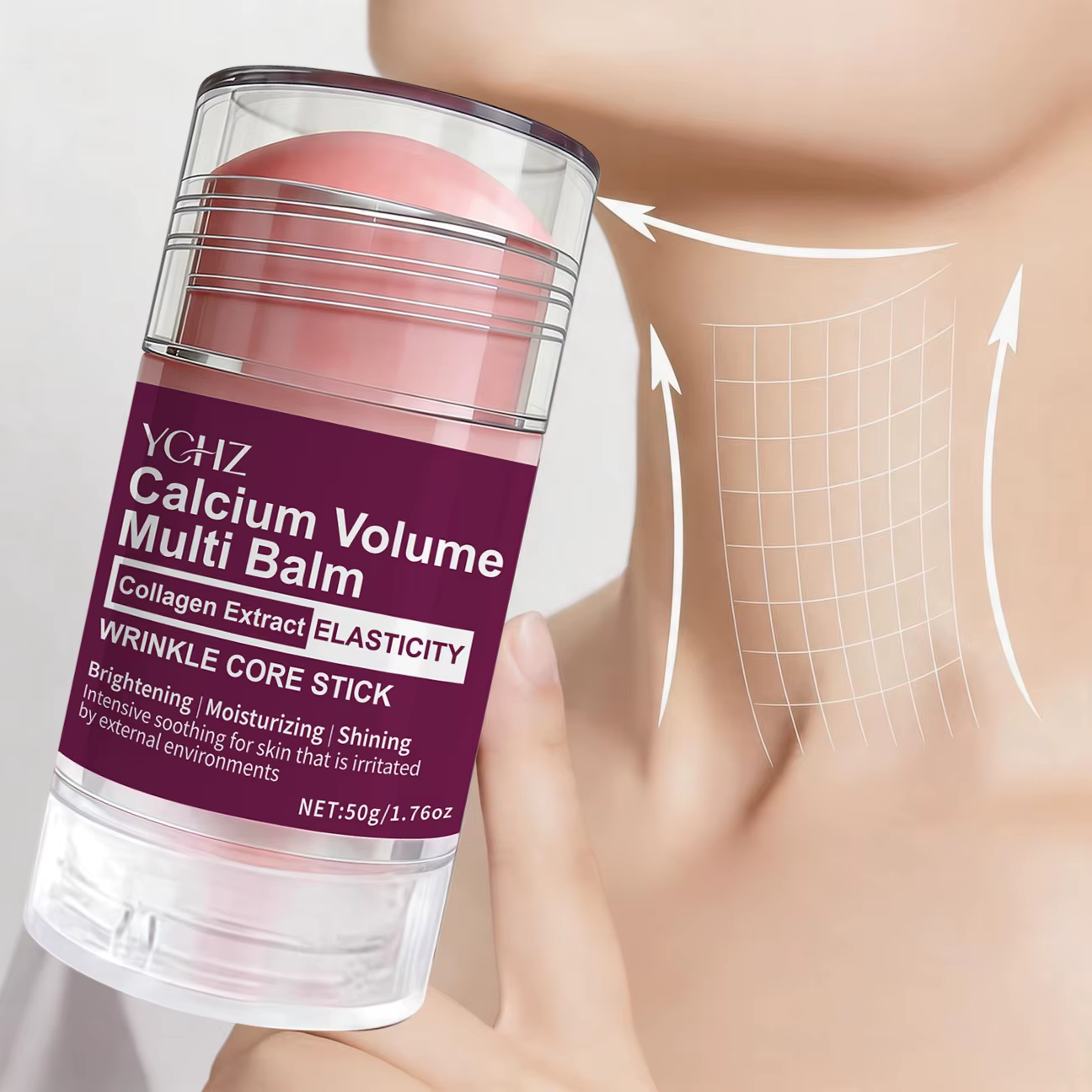 Stick de soin du visage au collagène : un produit multifonctionnel qui combine baume à lèvres