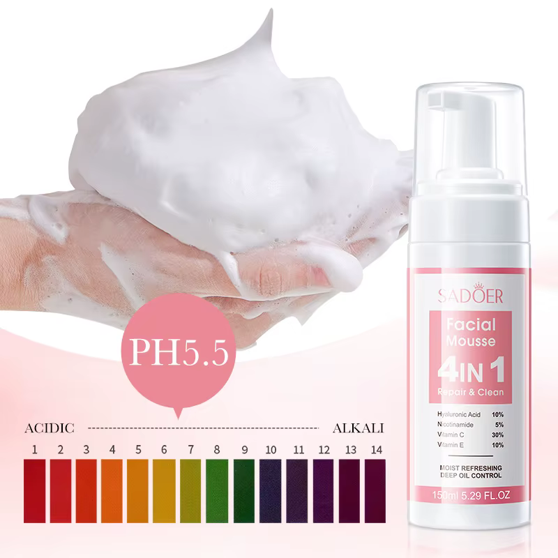 SADOER 4 en 1 Mousse pour le visage