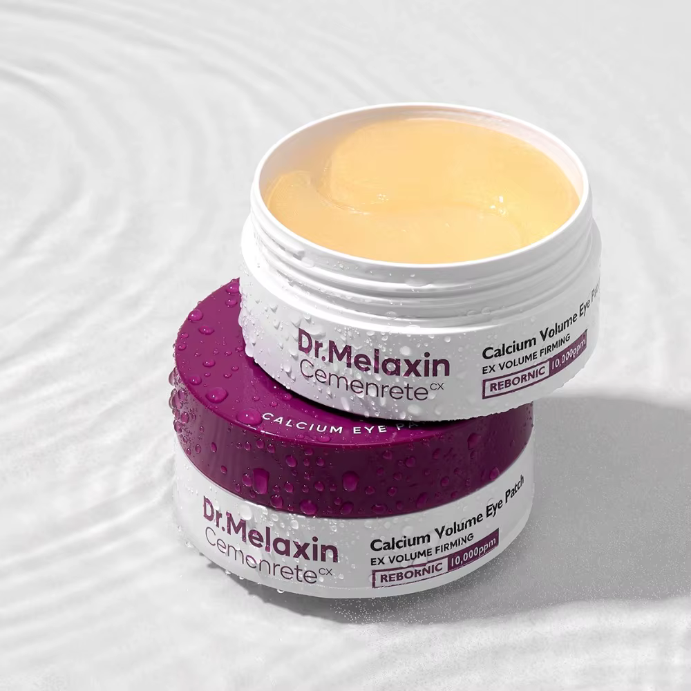 Baume multi-usages au calcium Cemenrete / Crème anti-poches sous les yeux Eyephalt / Essence exfoliante au riz noir et