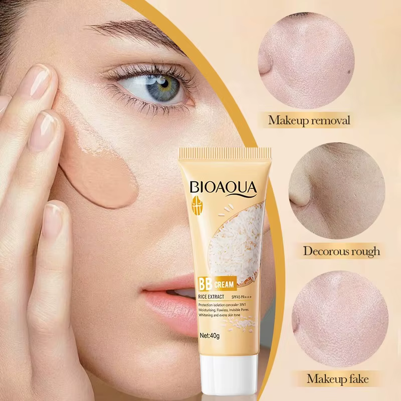 Nouvelle crème BB hydratante à la poudre de riz BIOAOUA