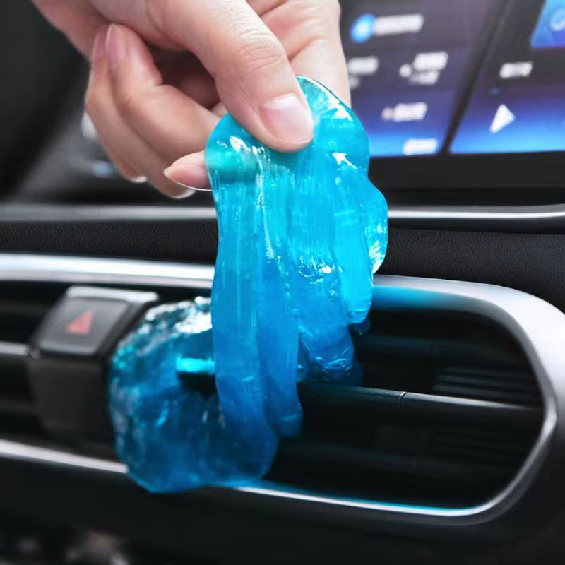 Gel nettoyant pour voiture, slime de nettoyage pour detailing, nettoyant pour l'intérieur de la voiture