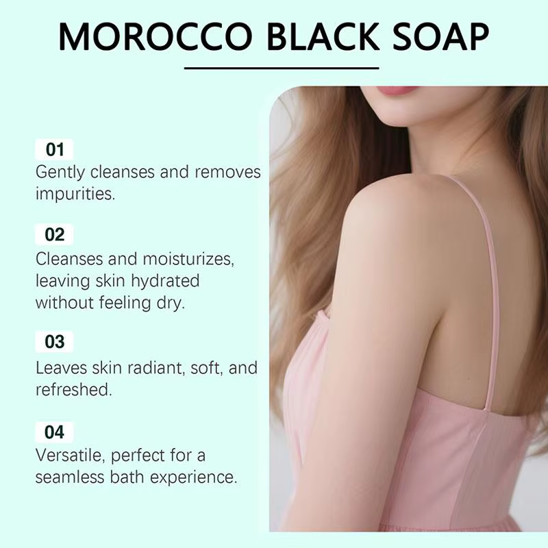 Savon noir marocain, nettoyage en profondeur