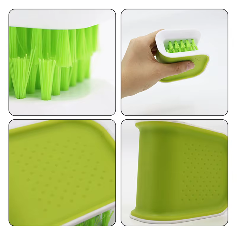 Brosse Pliante en Forme de U Réversible pour Livres, Siège de Voiture, Nik, Ceinture de Sécurité, Produits d'Entretien, 1 Pièce