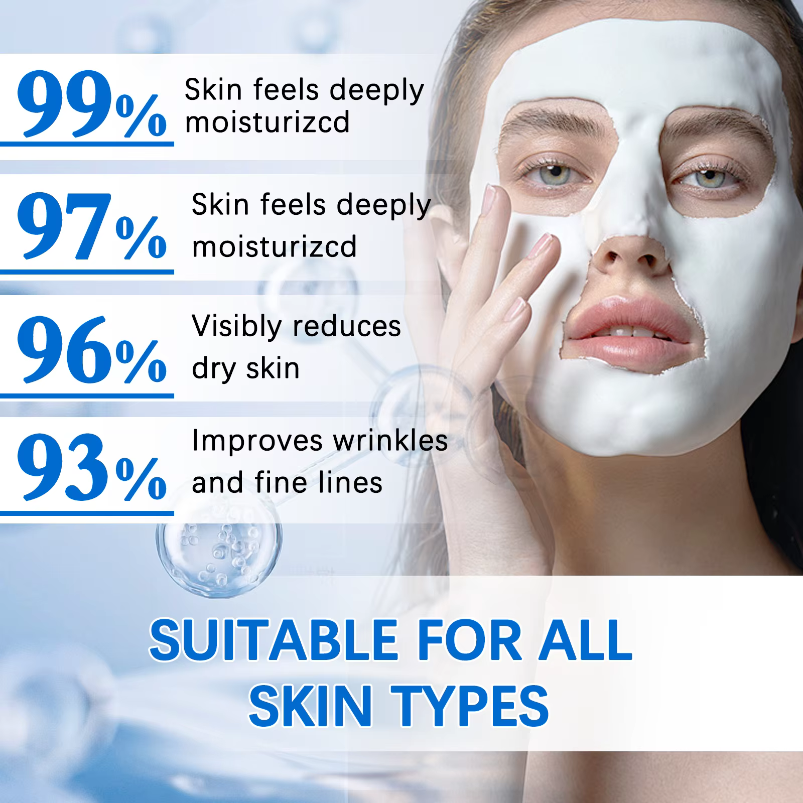 Masque à l'acide hyaluronique