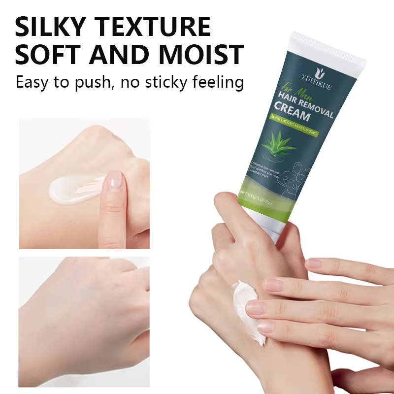 100g Crème dépilatoire pour hommes – Douce et non irritante