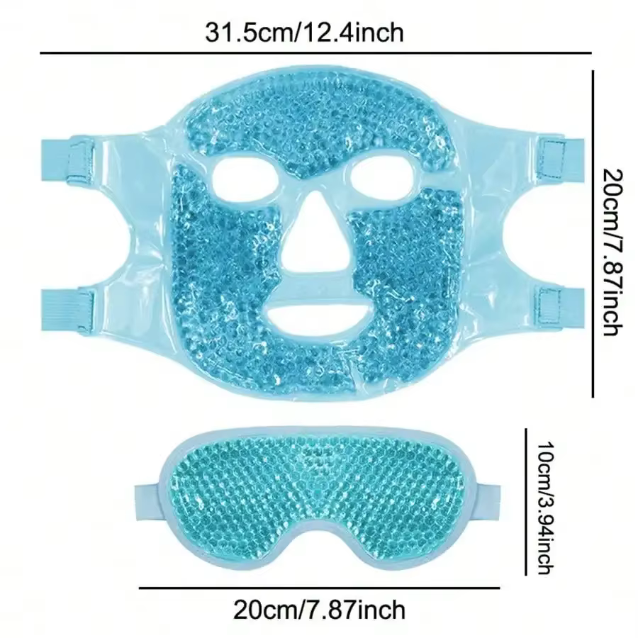 Gel rafraîchissant glace visage masque pour les yeux