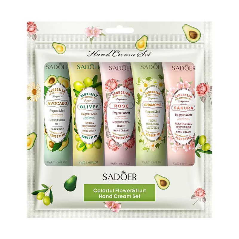15 pièces avocat Sakura parfumé crème pour les mains ensembles hydratant réparation Anti sec nourrissant