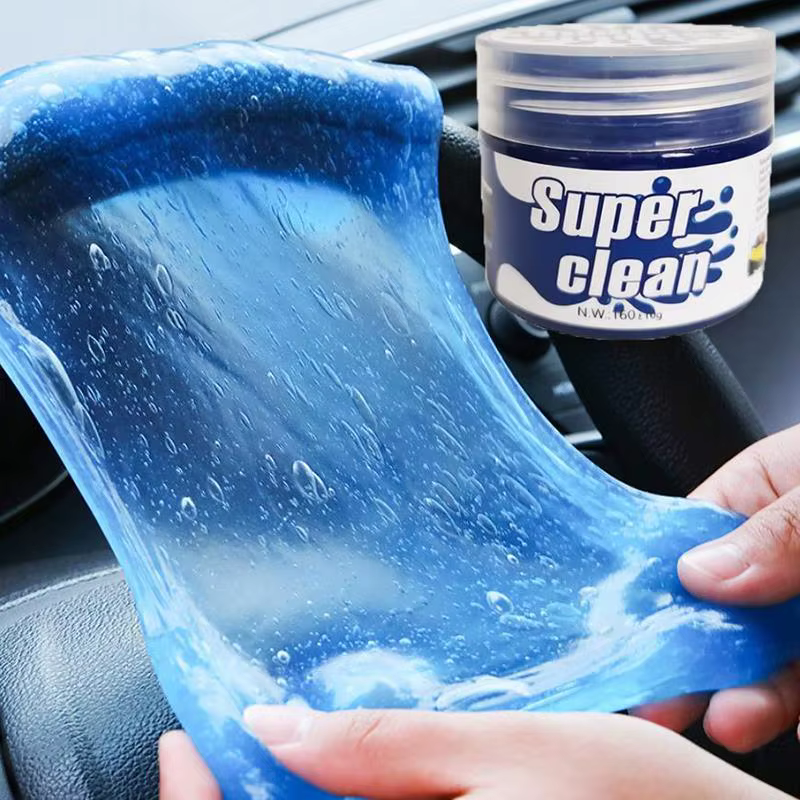 Gel nettoyant pour voiture, slime de nettoyage pour detailing, nettoyant pour l'intérieur de la voiture