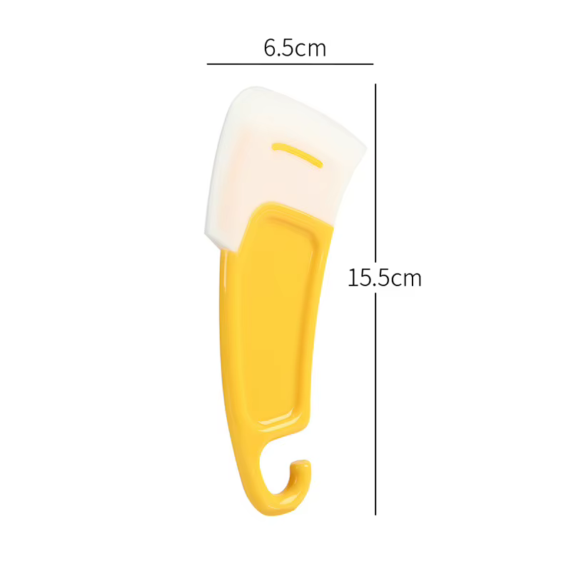 Spatule en silicone pour résidus alimentaires, grattoir à gâteau, cuisson, livres de cuisine, casserole SAF, plat à huile, brosse propre, lame souple