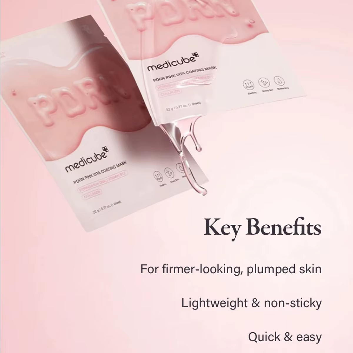 Masque en feuille Medicube Salmon DNA PDRN Pink Vita Coating 10ea