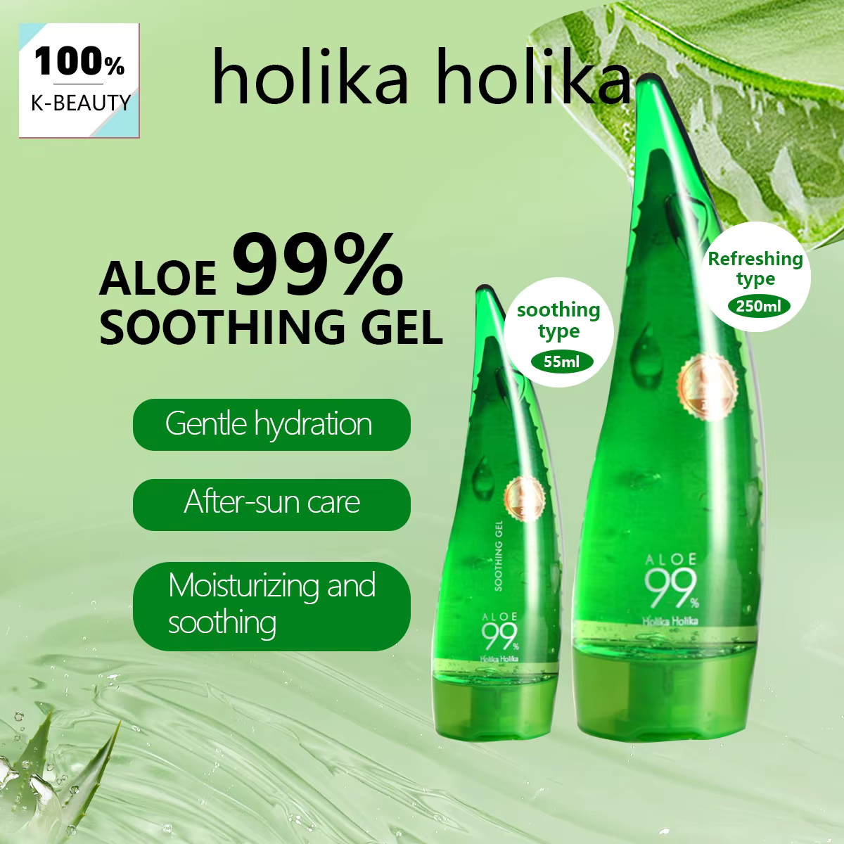 HOLIKA HOLIKA Gel apaisant à l'aloe vera