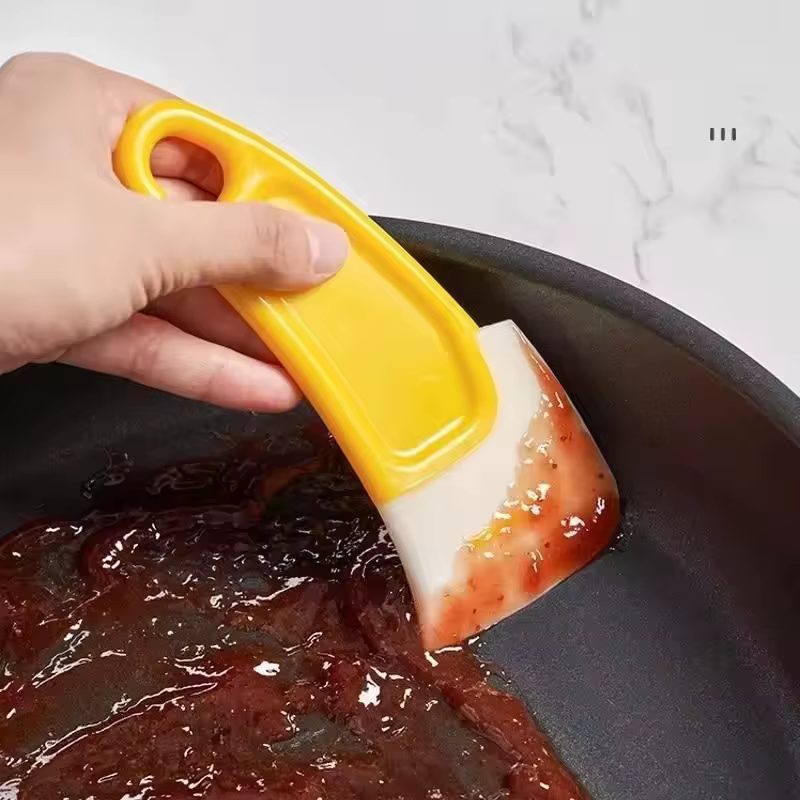 Spatule de nettoyage grattoir de cuisine lame souple grattoir brosse poêle sale Pot plats nettoyant outils cuisine outil de cuisson Gadget de cuisine