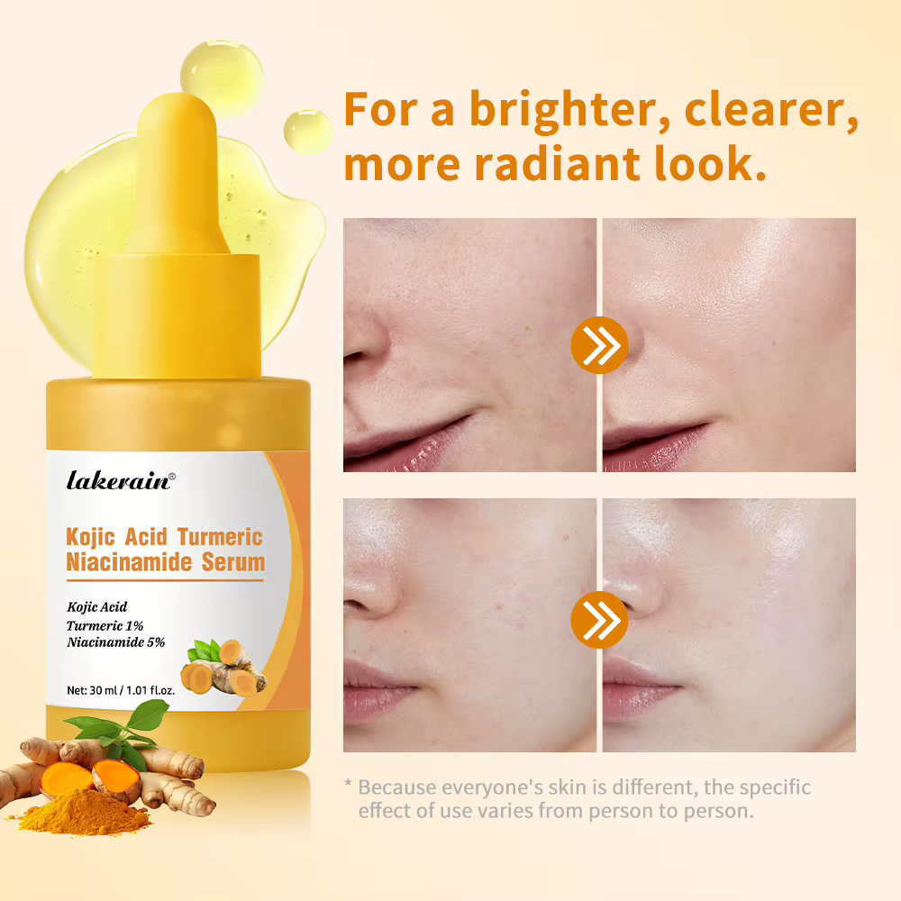 Sérum au curcuma à l'acide kojique