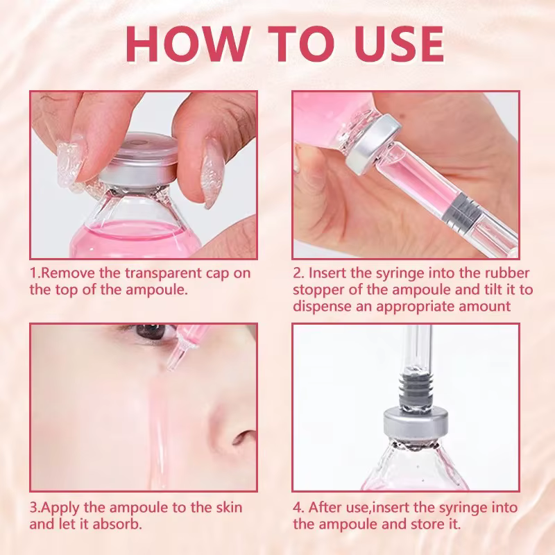 Sérum Ampoule ADN de Saumon PDRN Soin Avancé Réparation Profonde Renouvelle la Peau Éclaircit le Teint Renforce la Barrière Cutanée Essence Visage Raffermissante
