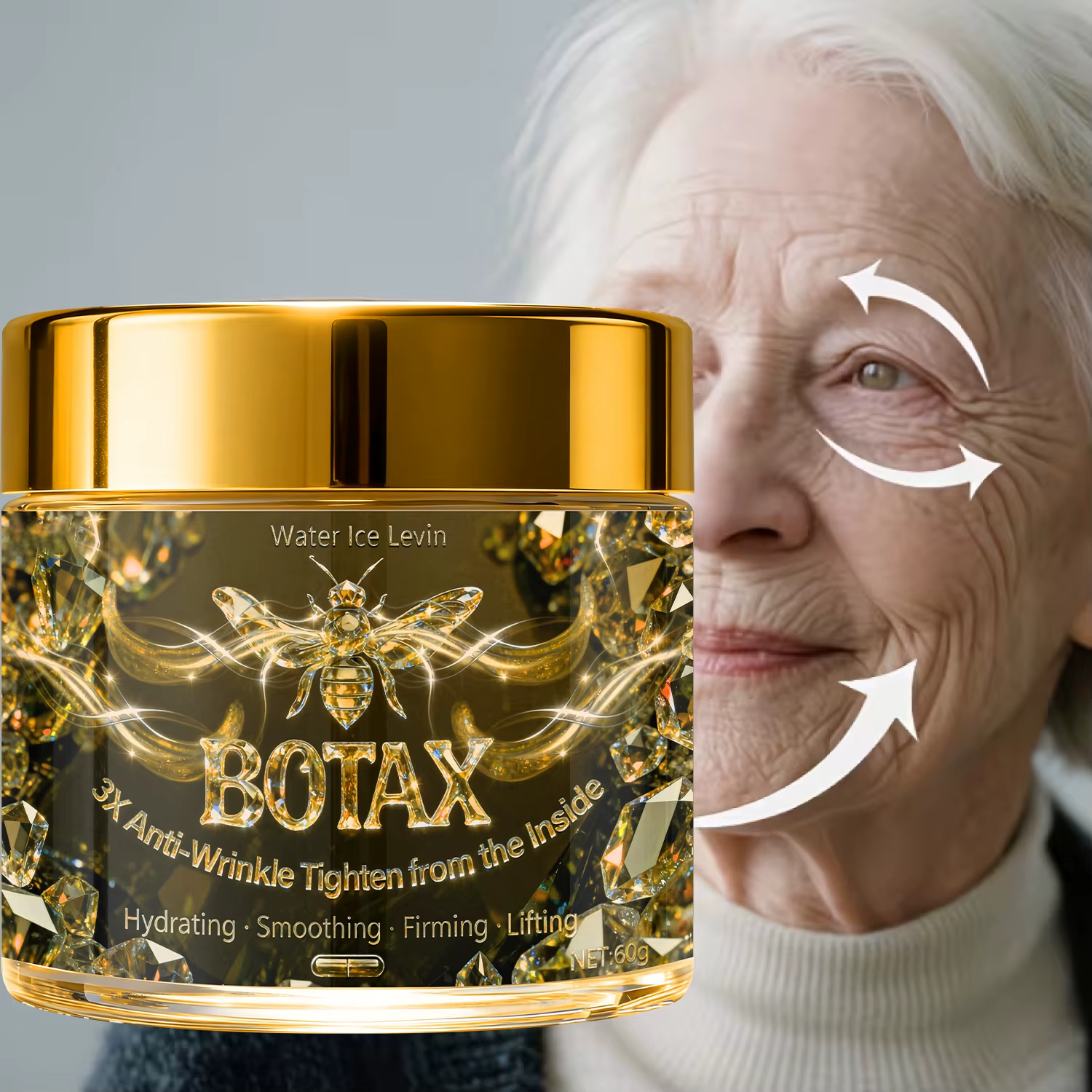Crème anti-rides BOTAX 3X : Venin d'abeille/Rétinol