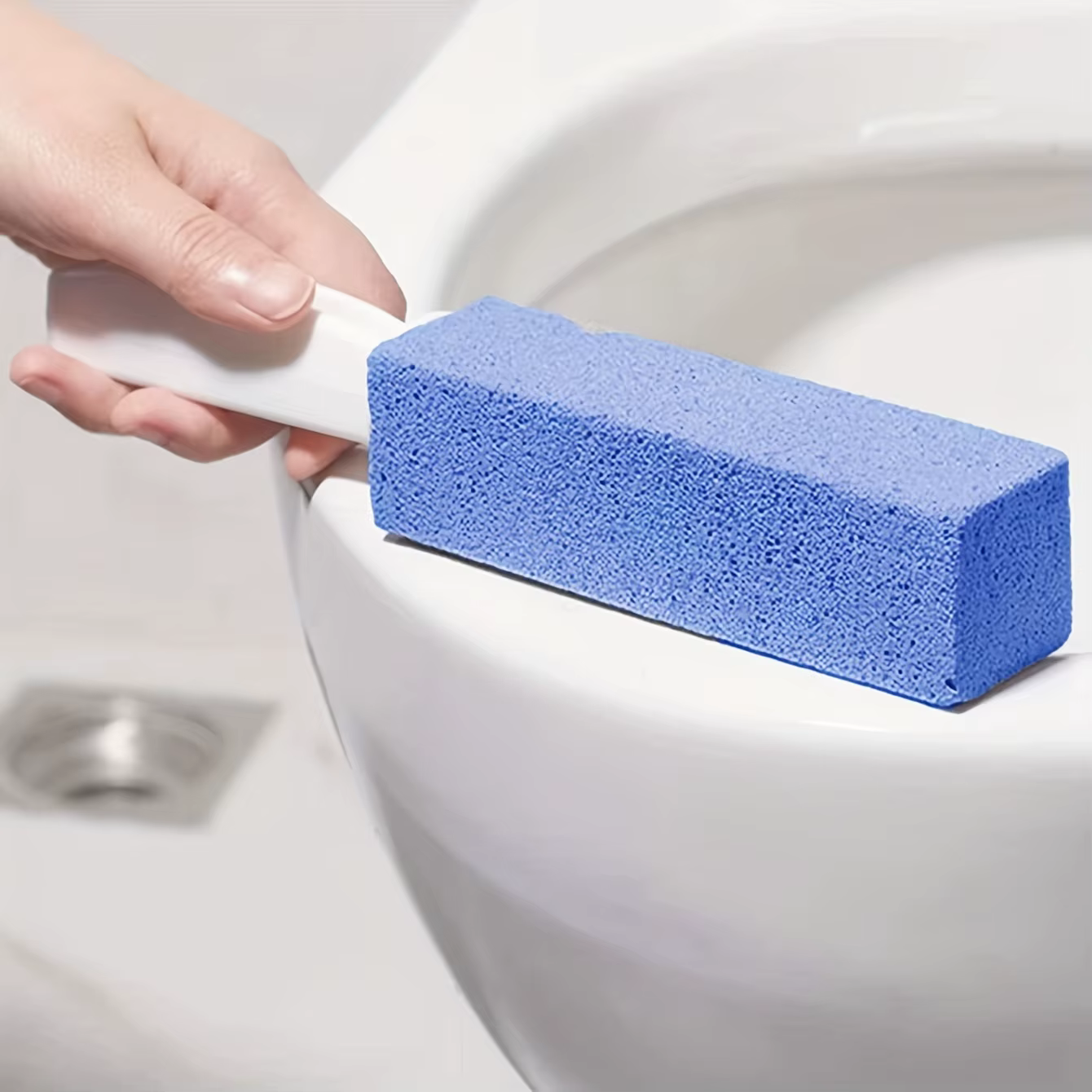 1 pièce-utiliser ce nettoyeur de toilettes en pierre de pomme pour éliminer les anneaux d'eau dure et plus tenaces-perfectes pour le nettoyage de la maison, les outils de salle de bain