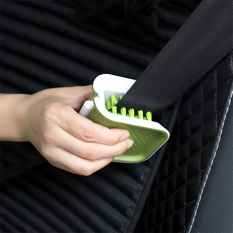 Brosse Pliante en Forme de U Réversible pour Livres, Siège de Voiture, Nik, Ceinture de Sécurité, Produits d'Entretien, 1 Pièce