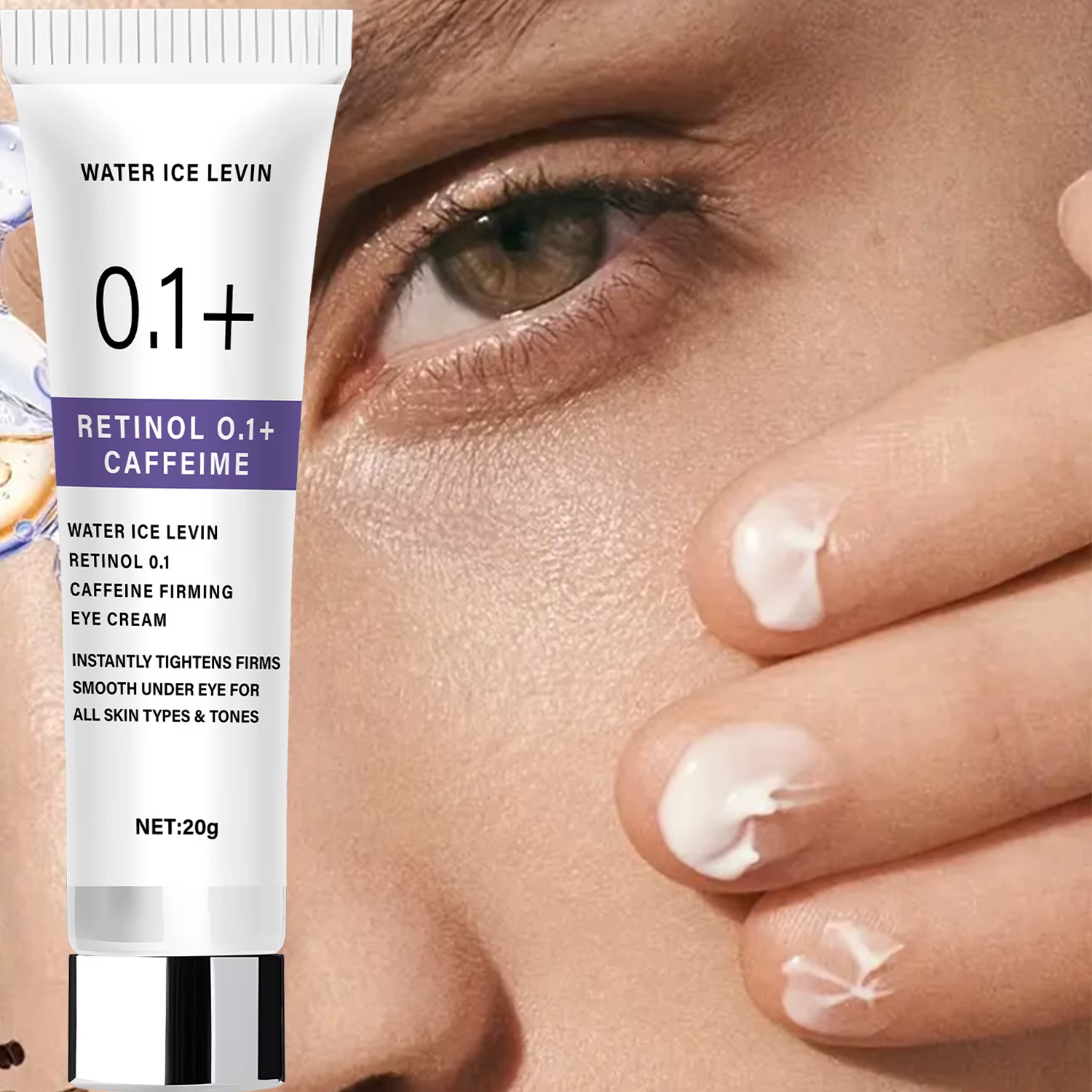 Crème raffermissante pour les yeux au rétinol 0.1+