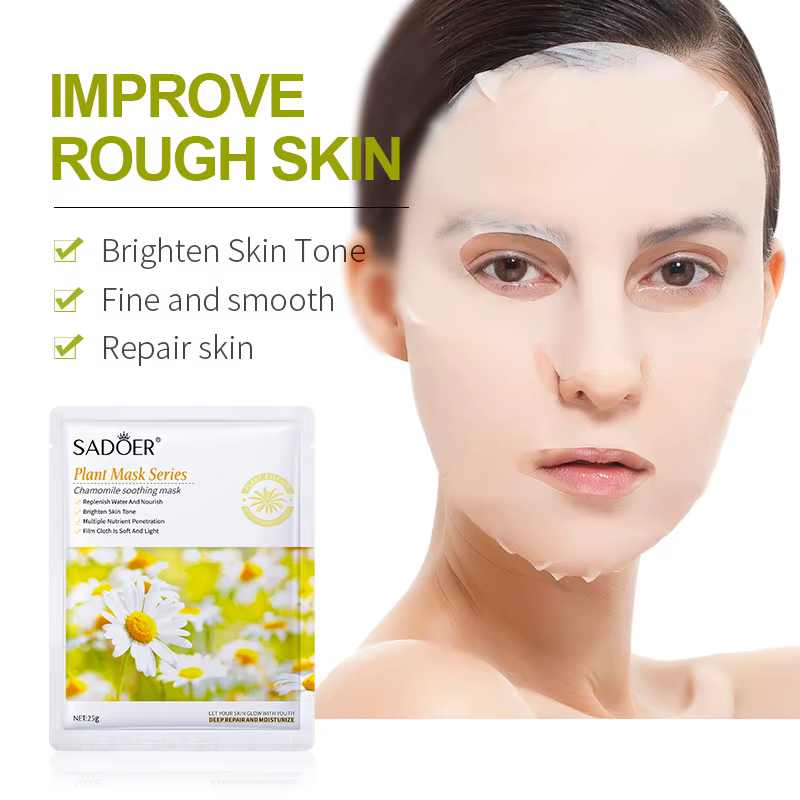 8 pièces SADOER Fruits masque Facial beauté masques de soin du visage hydratant raffermissant
