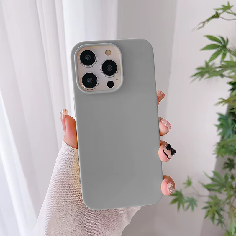 Coque souple de luxe en Silicone couleur bonbon, étui Ultra fin mat givré pour iPhone 16 15 14 13 12 Pro Max Plus Mini 16 +