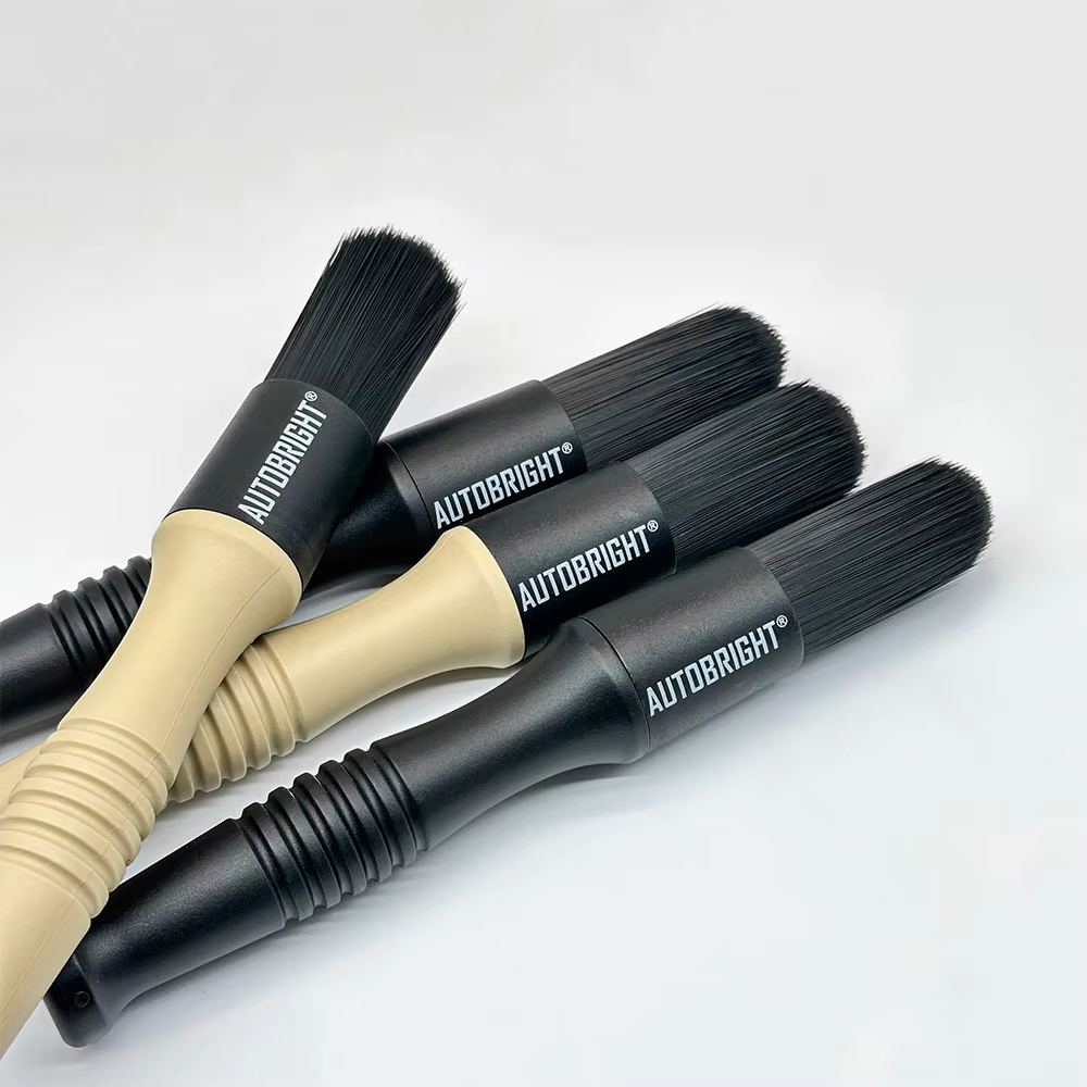 AUTOBRIGHT Brosse de nettoyage de roue de moteur à poils rigides - Outil polyvalent durable pour le nettoyage des roues de détail de porte de roue de moteur de voiture