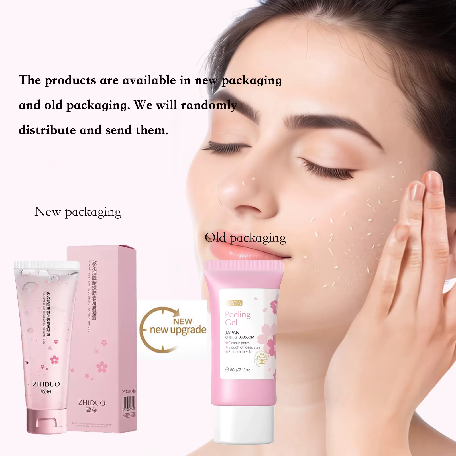 Gel exfoliant pour le nettoyage en profondeur du visage