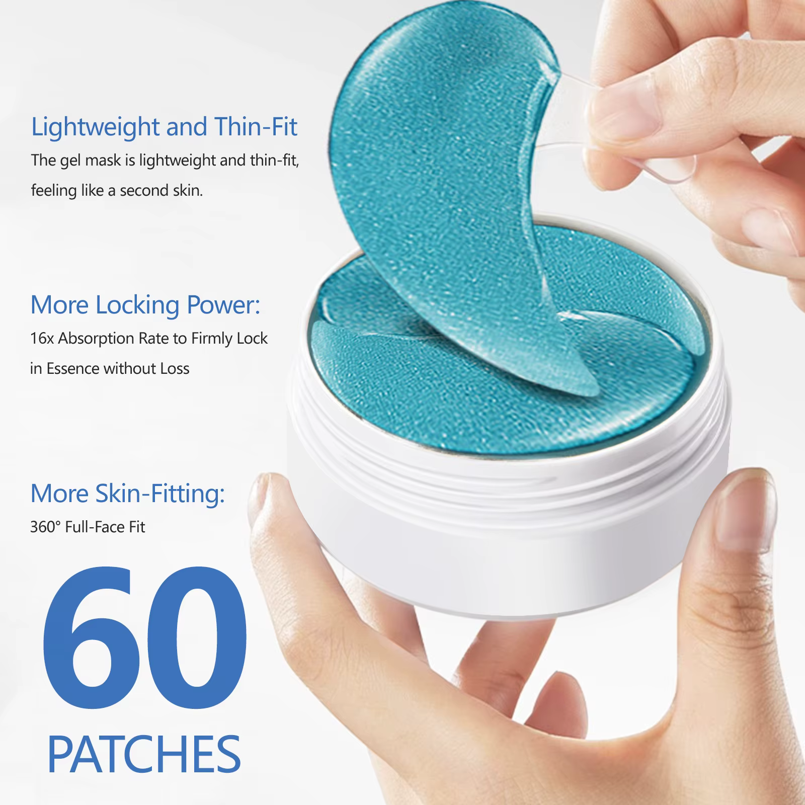 Masque pour les yeux à l'acide hyaluronique