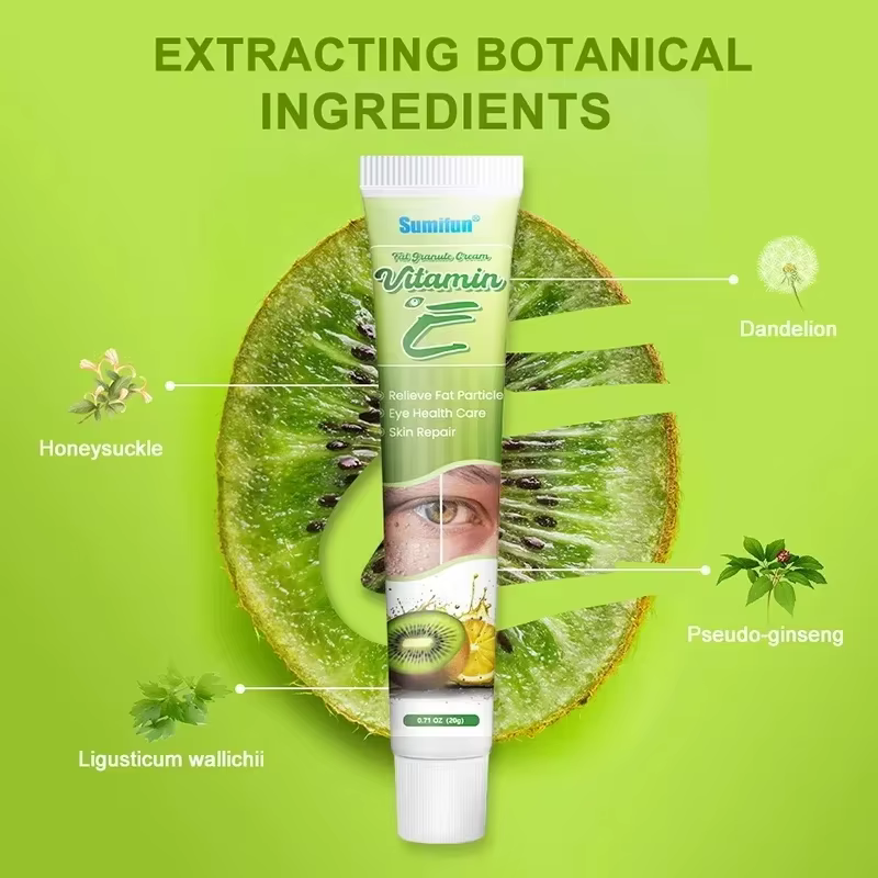 Dissolvant de granulés de graisse crème pour les yeux efficace élimine