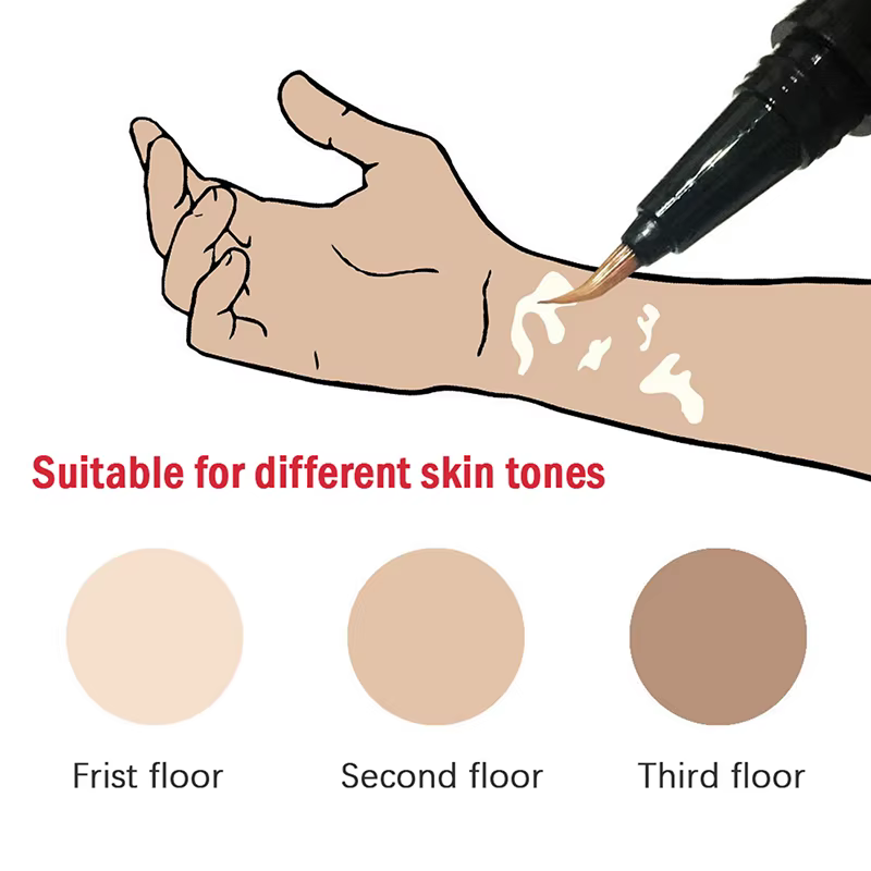 Stylo couvrant Vitiligo Leukoderma pour hommes et femmes