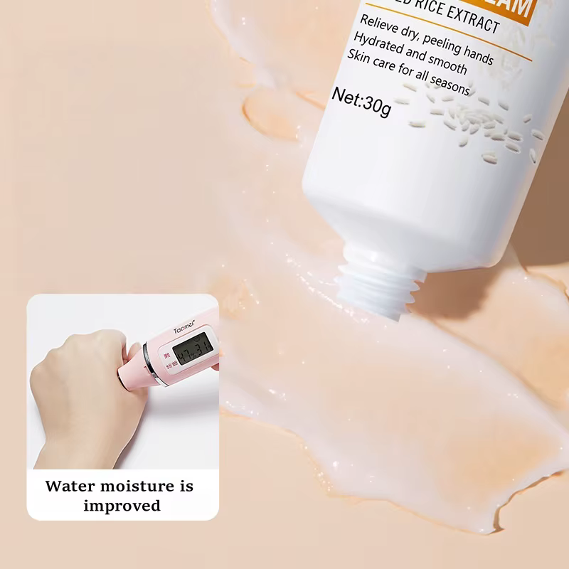 12 tubes de crème pour les mains à la purée de riz