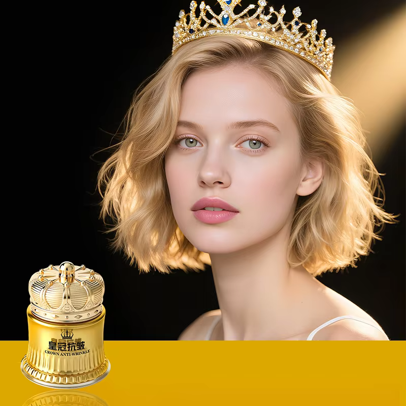 Crème anti-rides au collagène soluble pour le visage Crown