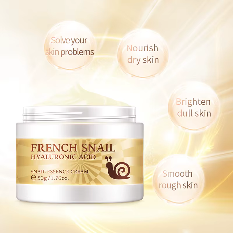 LAIKOU escargot crème pour le visage acide hyaluronique hydratant raffermissant