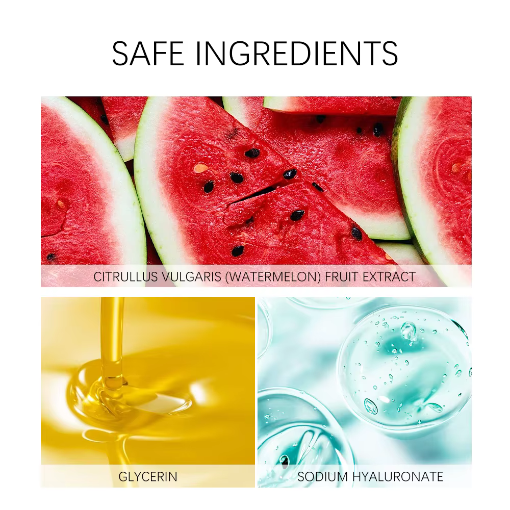 Nouveau pastèque lueur Niacinamide rosée gouttes sérum maquillage apprêt crème léger