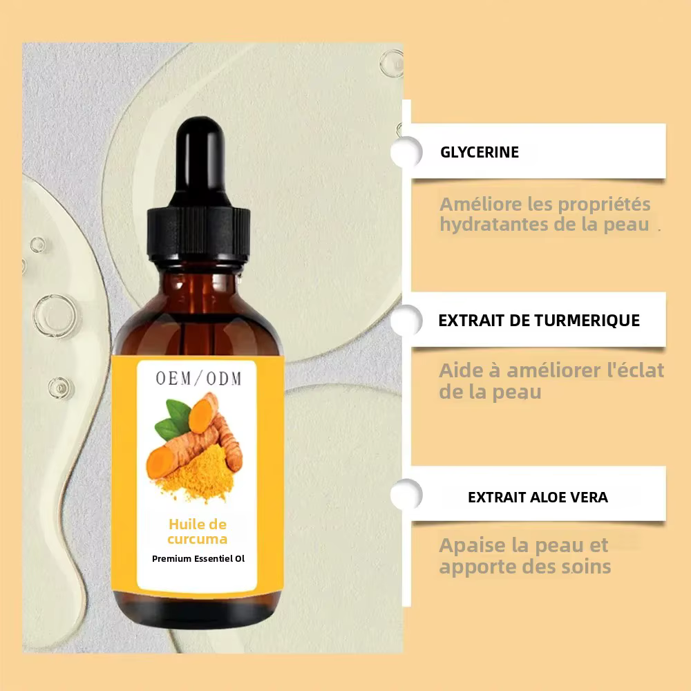 Sérum correcteur de curcuma pour le visage et le corps
